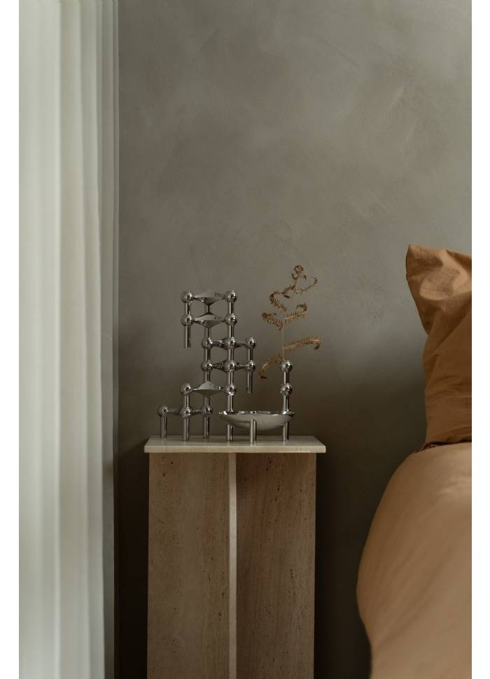 Stoffnagel Kerzenhalter Chrome