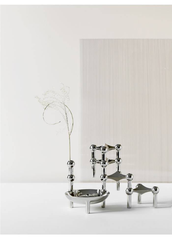 Stoffnagel Kerzenhalter Chrome